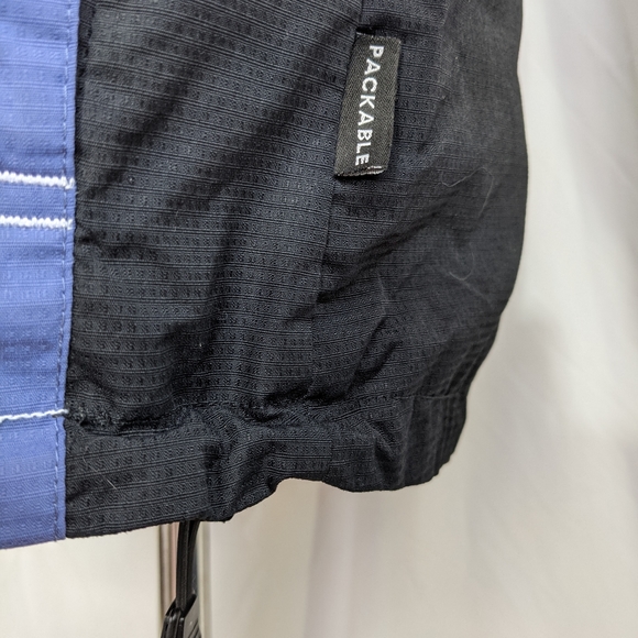 ✓Columbia packable hooded windbreaker S blue - Picture 7 of 16